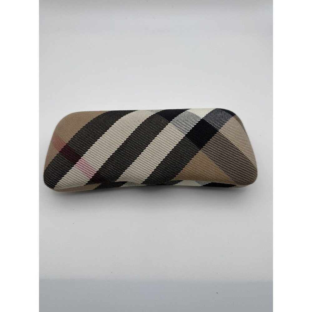 Burberry Nova Check Eyeglasses Sunglasses Clamshell Glasses Case EUC